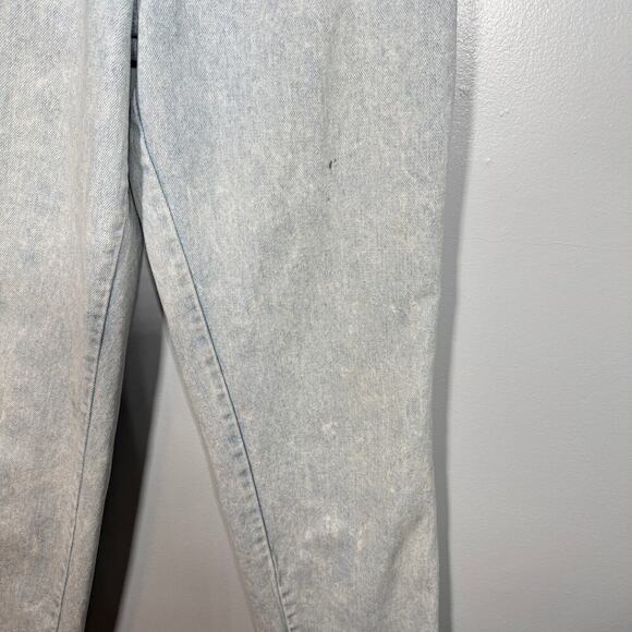 Vintage Wrangler Acid Wash High Rise Straight Leg Mom Jeans Made in USA 25x33 - Picture 10 of 13
